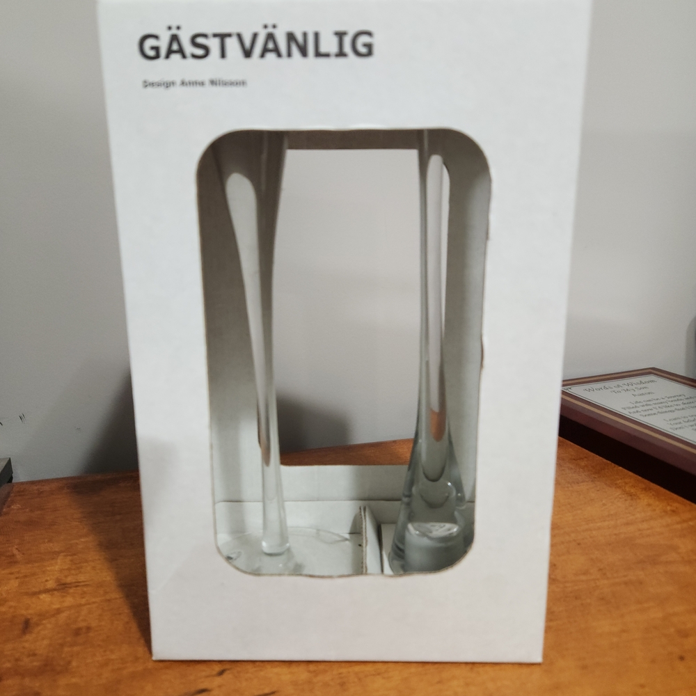 IKEA Gästvänlig Candle Holders - Clear